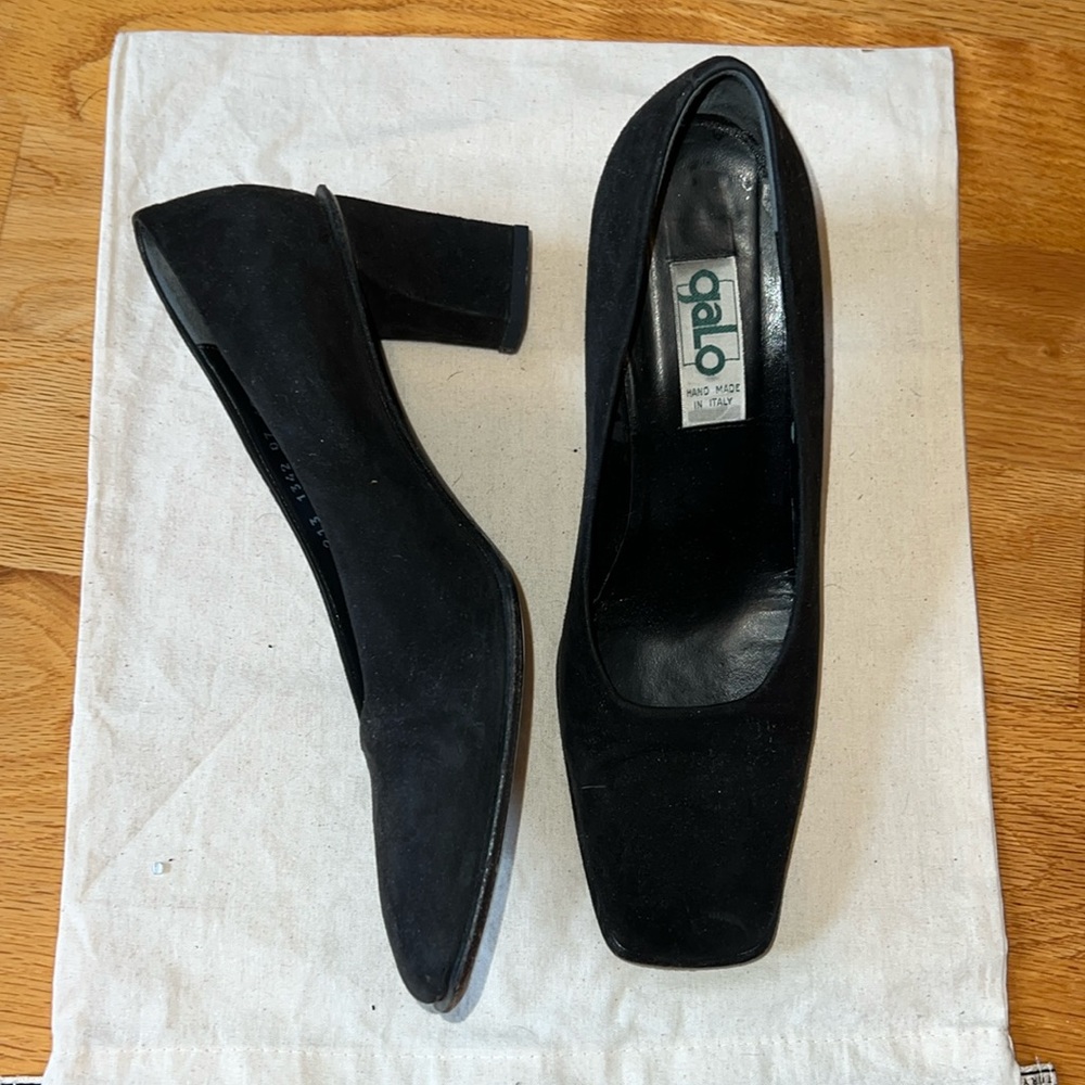 Black galo heel